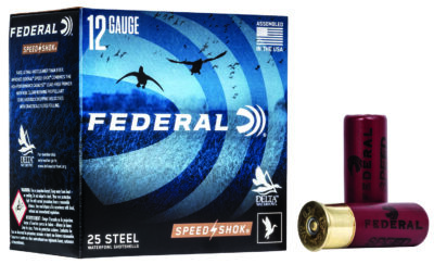 Federal WF1452 Speed-Shok  12Gauge 2.75″ 1 1/8oz 2Shot 25 Per Box/10 Case