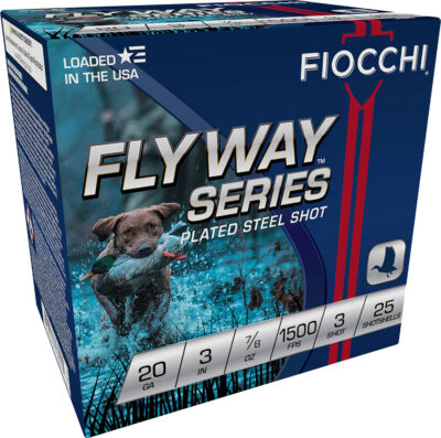 Fiocchi 203ST3 Flyway  20Gauge 3″ 7/8oz 3Shot 25 Per Box/10 Case