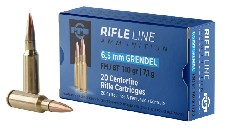 PPU PP6GF Standard Rifle  6.5Grendel 110gr Full Metal Jacket Boat Tail 20 Per Box/25 Case