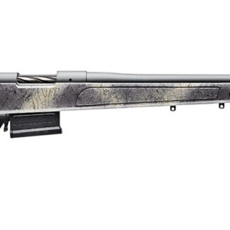 Bergara Rifles B14LM357 B-14 Wilderness HMR 7mm Rem Mag 5+1 24" Threaded, Sniper Gray Cerakote Barrel/Rec, Adj. SoftTouch Woodland Camo Stock with Mini-Chassis, Omni Muzzle Brake