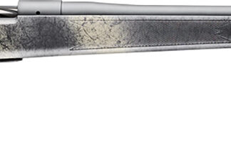 Bergara Rifles B14LM518 B-14 Wilderness Ridge 300 PRC 3+1 24" Threaded, Sniper Gray Cerakote Barrel/Rec, SoftTouch Woodland Camo Synthetic Stock, Omni Muzzle Brake