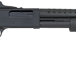 Mossberg 50693 590 Persuader 12 Gauge 8+1 3" 20" Cylinder Bore Heat-Shield Barrel, Matte Blued Metal Finish, Drilled & Tapped Receiver, Ghost Ring Sight, Synthetic Stock