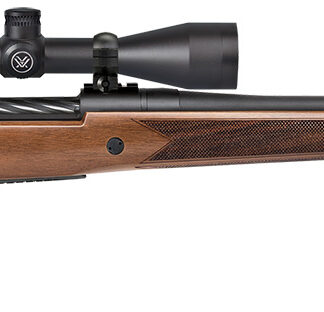 Mossberg 28124 Patriot  300 Win Mag Caliber with 3+1 Capacity, 24" Threaded/Fluted Barrel, Matte Blued Metal Finish & Walnut Stock Right Hand (Full Size) Includes Vortex Crossfire II 3-9x40mm Scope