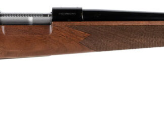 Winchester Repeating Arms 535203289 Model 70 Super Grade 6.5 Creedmoor Caliber with 4+1 Capacity, 22" Barrel, High Polished Blued Metal Finish & Satin Fancy Walnut Stock Right Hand (Full Size)