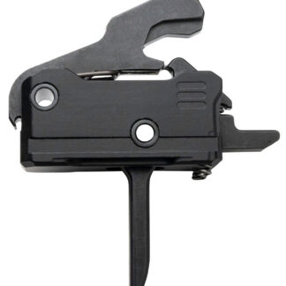 Rise Armament T017FBLK RA-140 Super Sporting Black Hardcoat Anodized Flat Trigger Single-Stage 3.50 lbs Draw Weight Fits AR-Platform Right Hand