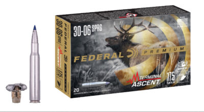 Federal P3006TA1 Premium Terminal Ascent 30-06Springfield 175gr 20 Per Box/10 Case
