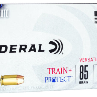 Federal TP380VHP1 Train + Protect  380ACP 85gr Versatile Hollow Point 50 Per Box/10 Case