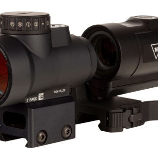 1X25 MRO? HD COMBO SET; 68 MOA RETICLE W/ 2.0 MOA DOT MRO HD 1X25 RED DOT SIGHT W/3X MAGNIFIER COMBO BLACK
