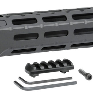 Midwest Industries MICRPC9 Combat  Ruger PC9 M-Lok Handguard Black Hardcoat Anodized 6061-T6 Aluminum 12"