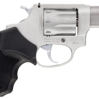 Taurus 2942029 942  22 LR 8rd 2" Barrel, Overall Matte Finish Stainless Steel & Finger Grooved Black Polymer Grip