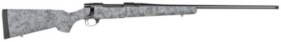 Howa HHS43531 M1500 HS Precision 300 PRC 3+1 24″ Threaded Barrel, Black Steel Receiver, Gray w/Black Webbing HS Precision Synthetic Stock
