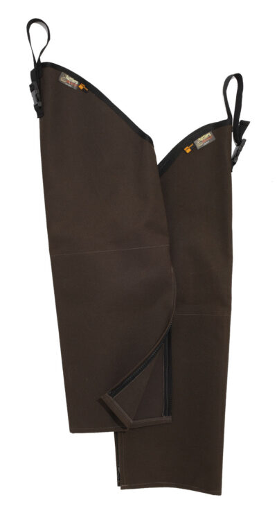 Boyt Harness 9001BRRR Rattlers Chaps 1000D Nylon Brown Regular 26″ Adjustable Straps