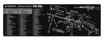 TekMat TEKR36FNFAL FN-FAL Cleaning Mat Black/White Rubber 12″x36″ FN-FAL Parts Diagram