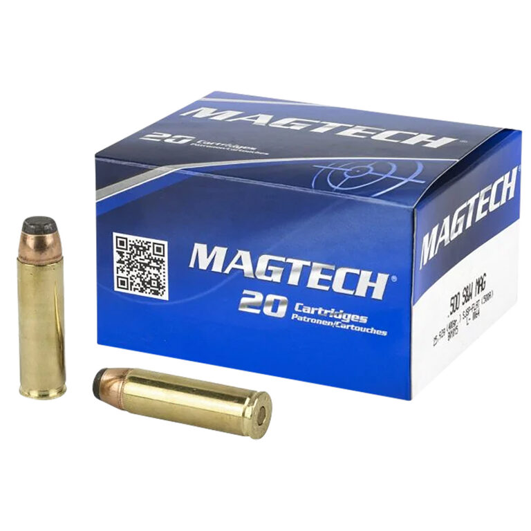 MAGTECH 500 S&W 400GR SJSP FLAT 20RD BOX 25 BOXES PER CASE