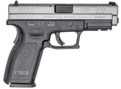 Springfield Armory XD9301 XD Service *CA Compliant 9mm Luger 10+1 4″ Black Melonite Steel Barrel, Serrated Stainless Steel Slide, Black Polymer Frame w/Picatinny Rail