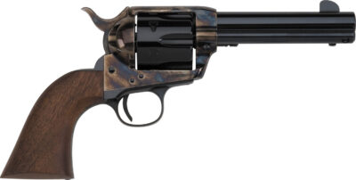 Pietta HF357CHS434NM 1873 Great Western II Californian 357 Mag 6rd 4.75″ Blued Steel Barrel & Cylinder, Color Case Hardened Steel Frame, Walnut Grip, Exposed Hammer
