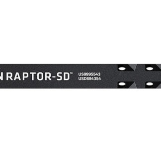Radian Weapons R0561 Raptor SD Ambi Charging Handle, Radian Gray, Gas Ported Shaft, Fits Mil-Spec AR-15/M16 Platform