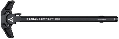 Radian Weapons R0151 Raptor LT Lightweight Ambi Charging Handle, Black, Fits AR-10/SR-25 Platform