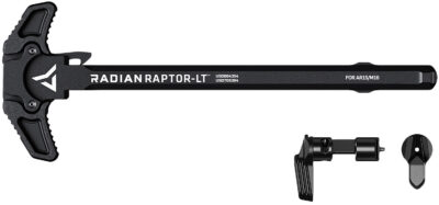 Radian Weapons R0290 Raptor LT Lightweight Charging Handle & 45/90 Talon Safety, Black, Ambi Controls, Fits Mil-Spec AR-15/M16 Platform