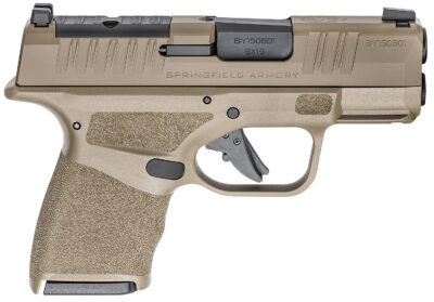HELLCAT MICRO-COMPACT OSP 9MM LUGER SEMI-AUTO HANDGUN HELLCAT MICRO COMP OSP 9MM 3”BBL(1)11RD & (1)13RD MAG FDE NS