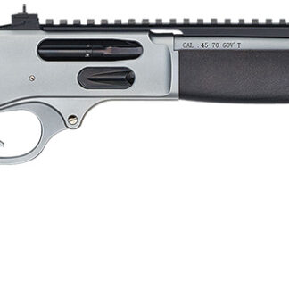 Henry H010GAWP Side Gate All Weather Full Size 45-70 Gov 4+1 18.43" Hard Chrome Plated Steel Barrel, Satin Hard Chrome Steel Receiver, Stained Hardwood Stock Right Hand