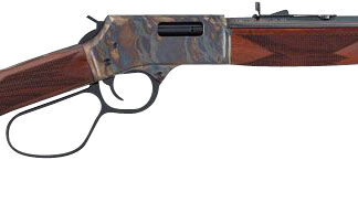 Henry H012GRCC Big Boy Carbine Side Gate Full Size 44 Mag 7+1 16.50" Blued Octagon Barrel, Color Case Hardened Steel Receiver, American Walnut Wood Stock Right Hand