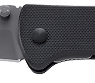 CRKT 6450K Drifter  2.88" Folding Plain Gray TiCN 8Cr14MoV SS Blade/Black G10 Handle Includes Pocket Clip