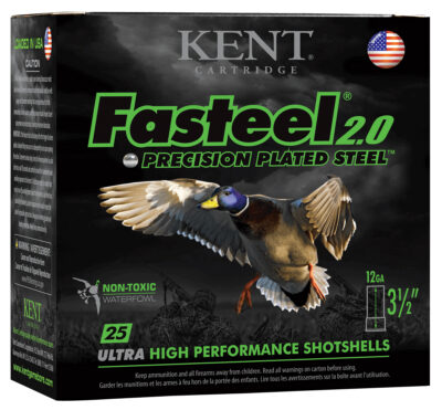Kent Cartridge K1235FS403 Fasteel 2.0  12 Gauge 3.50″ 1 3/8 oz 3 Shot 25 Per Box/ 10 Case
