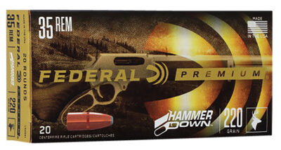 Federal LG35R1 Premium HammerDown 35Rem 220gr Bonded Hollow Point 20 Per Box/10 Case