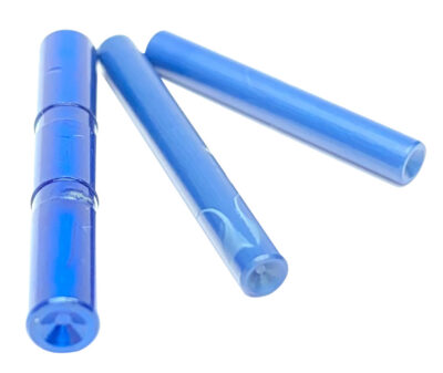 Cross Armory CRG5PSBL 3 Pin Set Dimpled Compatible w/Glock 17/19/26/34 Gen5 Blue Steel