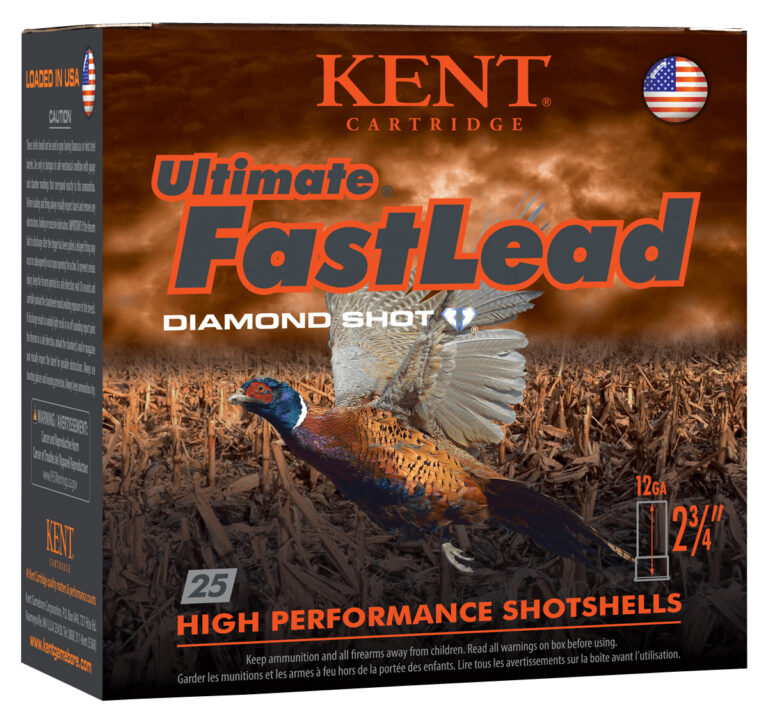Kent Cartridge K122UFL426 Ultimate Fast Lead 12Gauge 2.75" 1 1/2oz 6Shot 25 Per Box/10 Case