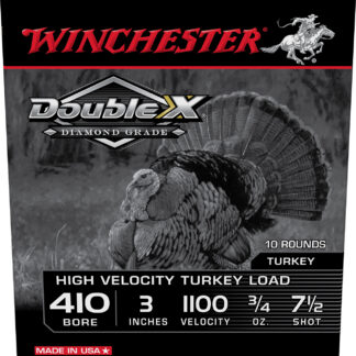 Winchester Ammo STH4137 Double X Diamond Grade 410Gauge 3" 3/4oz 7.5Shot 10 Per Box/10 Case for Turkey