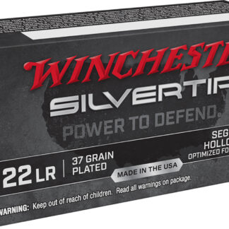 Winchester Ammo W22LRST Silvertip 22LR 37gr Silvertip Hollow Point 50 Per Box/40 Case