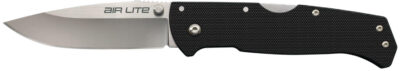 Cold Steel CS26WD Air Lite 3.50″ Folding Drop Point Plain AUS-10A SS Blade/Black G10 Handle Includes Pocket Clip