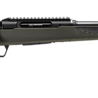 Savage Arms 57654 Impulse Hog Hunter 6.5 Creedmoor 4+1 Matte Black 20" Threaded Barrel/Rec, Matte OD Green Fixed AccuStock with AccuFit, Includes Detachable Box Mag