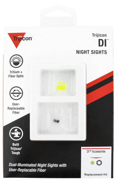DI? NIGHT SIGHT FIBER & RETAINER REPLACEMENT KIT DI  NIGHT SIGHT FIBER/ RETAINER REPLACEMENT, GREEN/BLK