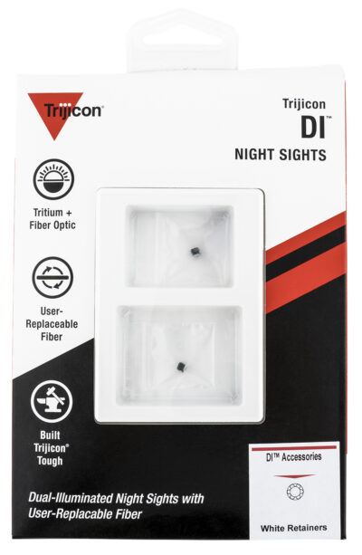 DI? NIGHT SIGHT FIBER RETAINERS DI  NIGHT SIGHT RETAINER PACK, WHITE