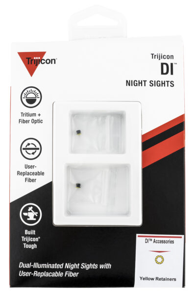 DI? NIGHT SIGHT FIBER RETAINERS DI  NIGHT SIGHT RETAINER PACK, YELLOW