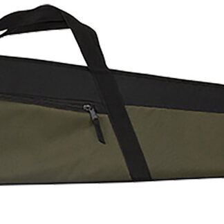Allen 69346 Powell Rifle Case 46" Green w/Black Trim 600D Polyester, Foam Padding, Large Accessory Pocket & Lockable Zippers