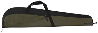 Allen 69346 Powell Rifle Case 46" Green w/Black Trim 600D Polyester, Foam Padding, Large Accessory Pocket & Lockable Zippers