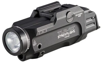 Streamlight 69470 TLR-10 Gun Light with Red Laser  Black Anodized 1,000 Lumens White LED