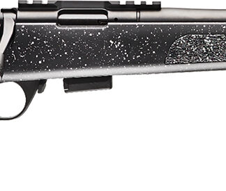 Bergara Rifles BMR006 BMR Carbon Fiber Full Size 17 HMR 5+1/10+1 20" Matte Blued Carbon Fiber/Steel Threaded Barrel & Drilled & Tapped Steel Receiver, Fixed Black/Gray Speckled Synthetic Stock