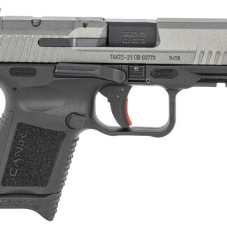 Canik HG6597TN TP9 Elite Subcompact 9mm Luger 3.60" 12+1 Black Tungsten Gray Cerakote Steel Slide Black Interchangeable Backstrap Grip