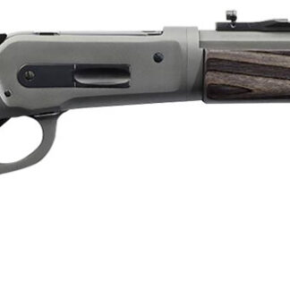 Chiappa Firearms 920411 Wildlands Takedown 1886 Full Size 45-70 Gov 4+1 18.50" Mystikote Dark Gray Threaded Barrel, Mystikote Dark Gray Picatinny Rail Steel Receiver, Fixed Gray Laminate Stock