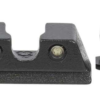 Meprolight USA 402203121 Hyper-Bright  Green Tritium Yellow Outline Front Sight-Green Tritium Black Outline Rear Sight Glock 42/43