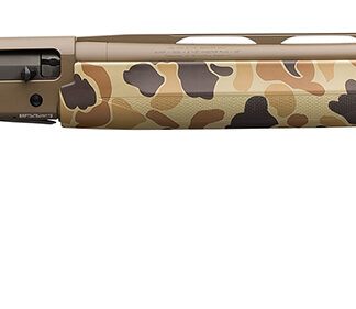 Browning 011430205 Silver Field 12 Gauge 3.5" 4+1 26" Barrel, Flat Dark Earth Cerakote Metal Finish, Vintage Tan Camo Synthetic Stock