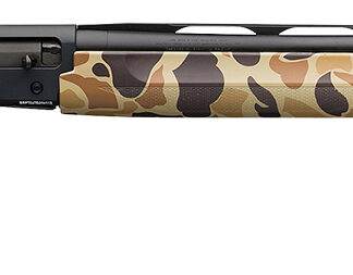 Browning 011431204 Silver Field 12 Gauge 28" 3.5" 4+1, Alloy Receiver With Black/Charcoal Bi-Tone Finish, Vintage Tan Camo Synthetic Stock With Textured Gripping Surface