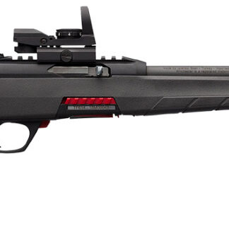 Winchester Repeating Arms 521104102 Wildcat Combo Full Size 22 LR 10+1 18" Matte Blued Sporter Barrel, Picatinny Rail Matte Black Polymer Receiver, Gray Synthetic Stock, Reflex Red Dot, Ambidextrous
