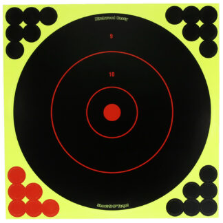 Birchwood Casey TDSNC812PK Target Dispenser  Adhesive Paper 8" Bullseye Includes Pasters 12 PK