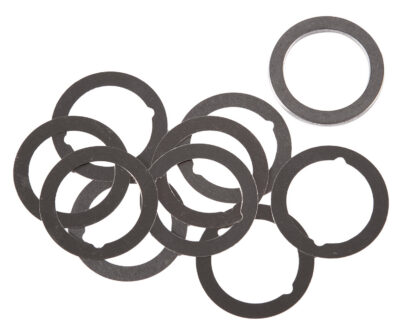 Dead Air DA001 Shim Kit  1/2″-28 tpi 3 Different Shim Thicknesses Included (.004″, .006″, .060″)